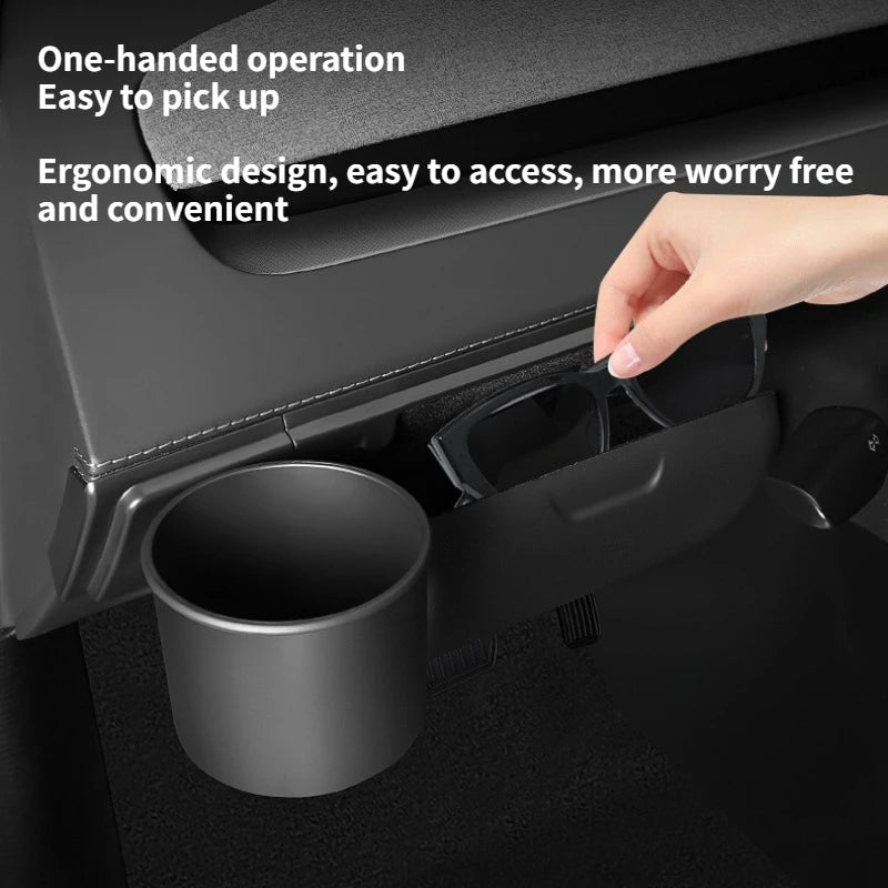 Tesla Model Y Juniper Dashboard Glasses & Cup Holder