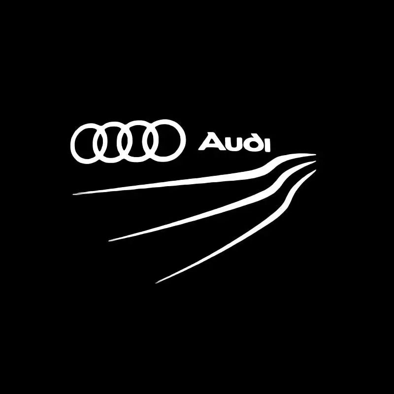 Luz de Boas-Vindas LED para Porta de Carro HD Projetor para Audi A3 A4 B8 8P 8V A6 C7 A5 Q5 B7 B6 B9 SLINE QUTTRO RS SQ5 Q3 Q7 S3 S4 S5 Q5