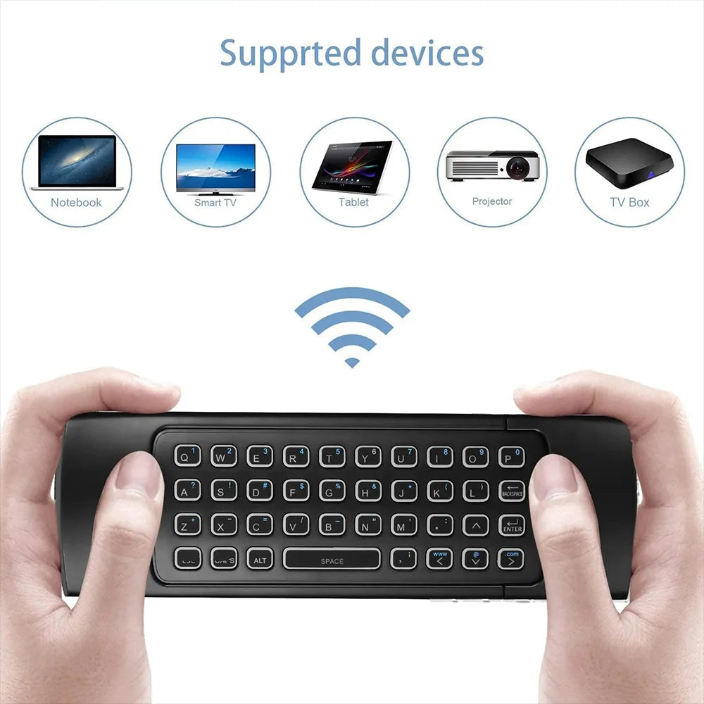 2.4GHz Wireless MX3 Air Mouse Mini Keyboard Voice Backlit Remote Control IR Learning Remote Control for PC Android TV Box