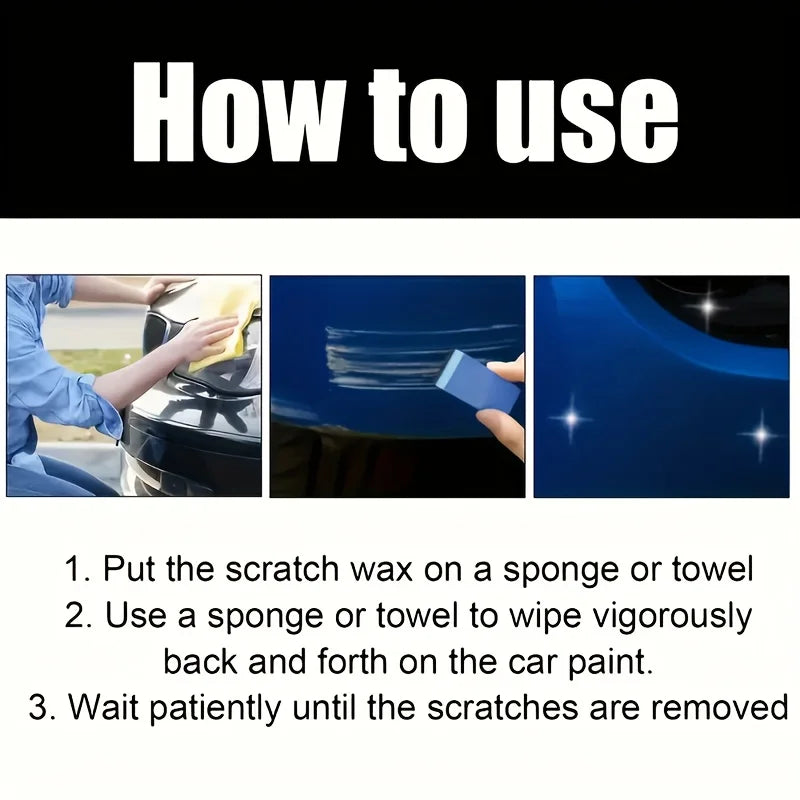 1 Piece 100g Wheel Scratch Repair Wax - Car Vortex Removal Scratch Repair Polishing Car Body Polishing Paste Scratch Repair Paste Anti-Scratch Wax Polishing Wax