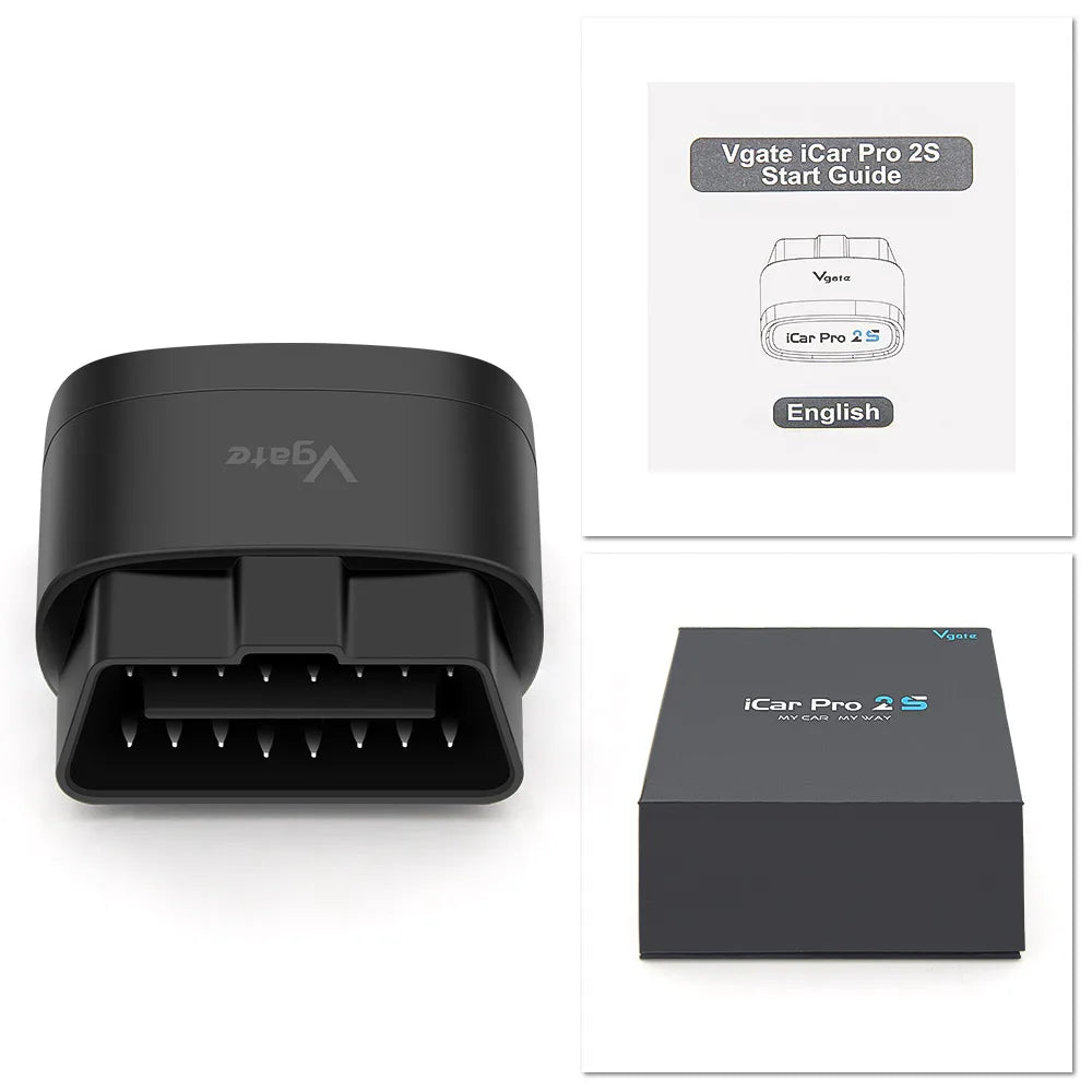 New Vgate iCar Pro 2S ELM327 Bluetooth 5.2 for Android/IOS/PC OBD2 Car Diagnostic Tool elm 327 Upgraded OBD 2 V2.3 Auto Scanner