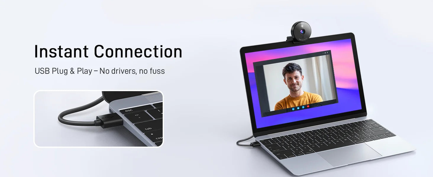 Webcam 1080P Full HD Web Camera With Microphone&Privacy Cover EMEET C950 USB Video Camera for PC&Computer/Meeting/Online Classes