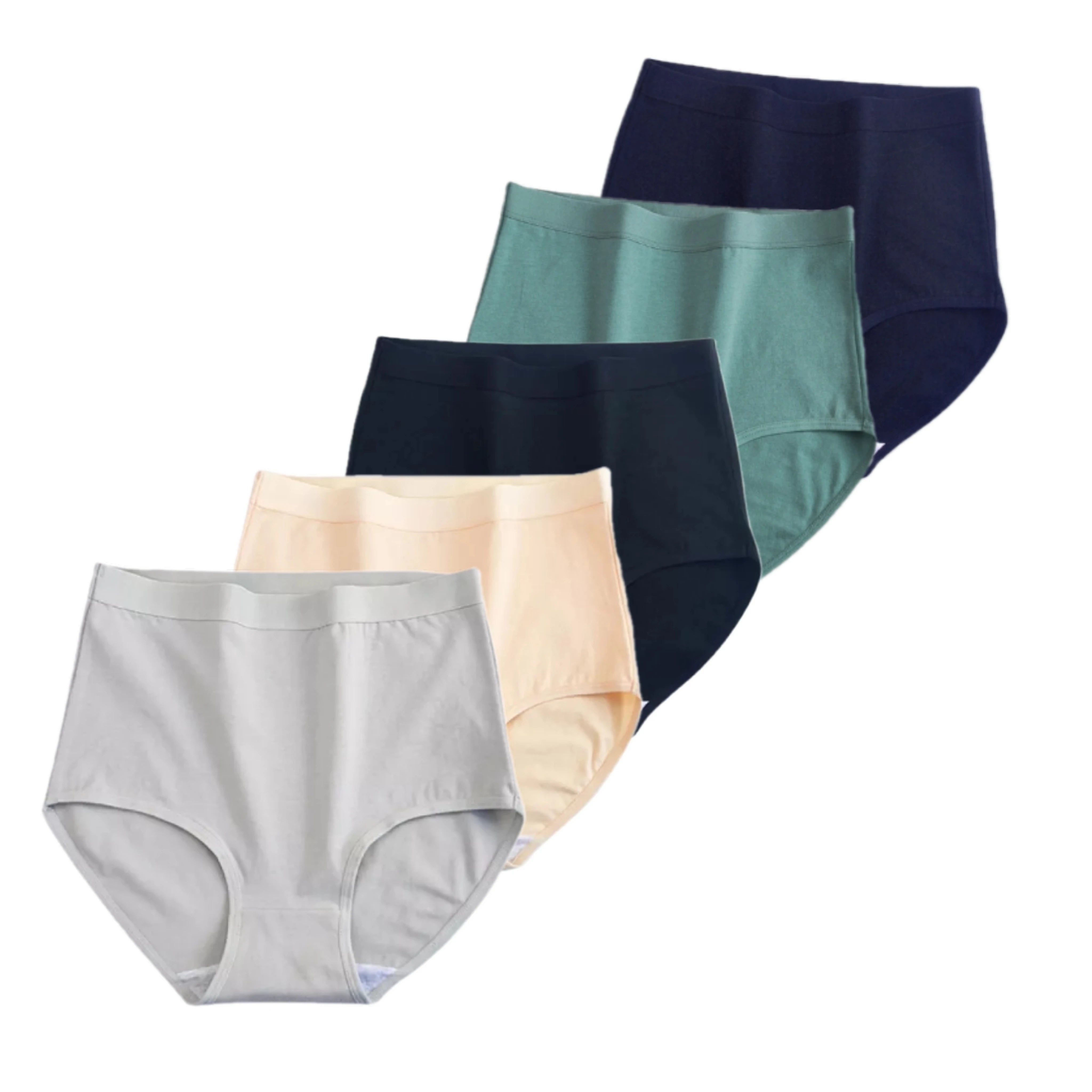 High Waist Seamless No Show Knickers 5-Pack