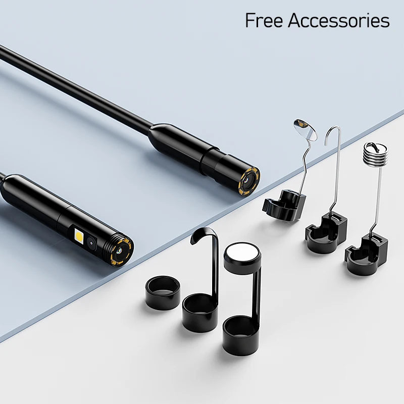 HD1080P Endoscope 3in1 Micro USB Type-C Single Dual Camera for IOS iphone Android Phones Waterproof Pipe Inspection Borescope