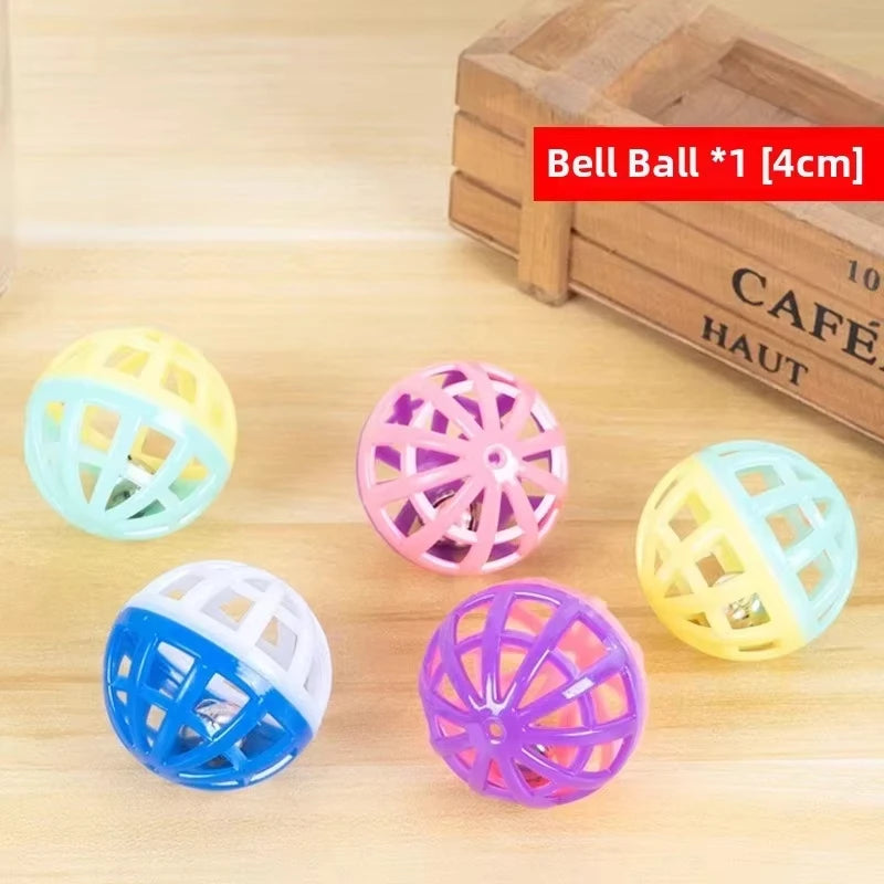 Interactive Suede Puzzle Box and Ball Exercise Cat Toy