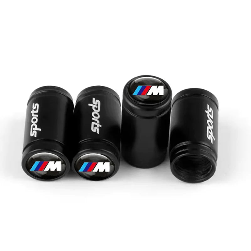 4Pcs Car Styling Wheel Tire Valve Caps Cover Accessories For BMW M Sports E36 E39 E46 E60 E90 E90 F10 F30 G20 G21 G30 G11 F15 X5
