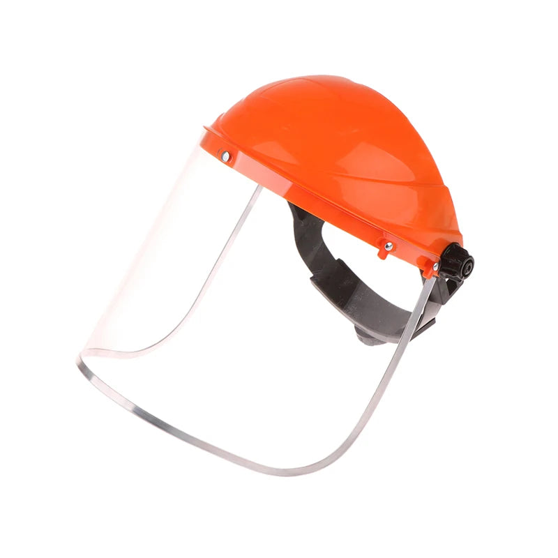 Transparent Full Face Shield Safety PC Head-mounted Eye Screen Hat Eye Protection Face Mask Motorcycle Face Mask Equipments