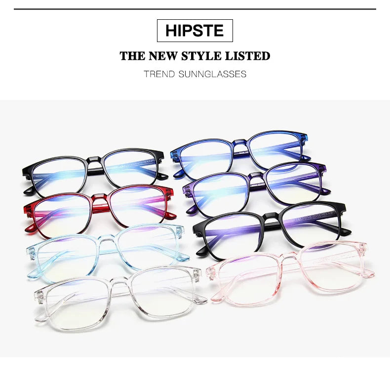 Clearance_Transparent square Computer Glasses pc Frame Women Men Anti Blue Light round Eyewear Blocking Glasses Optical Spectacl
