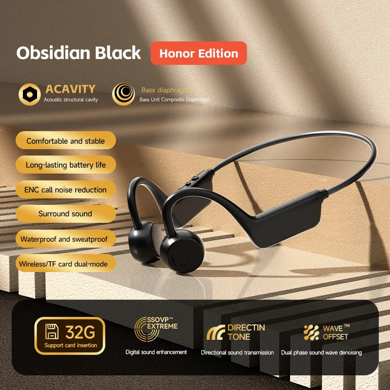 Acavity Pro IPX8 – Waterproof Swimming & Sports Bone Conduction Headphones