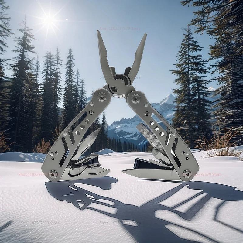 Premium 24-in-1 Stainless Steel Survival Multi-Tool Pliers Set