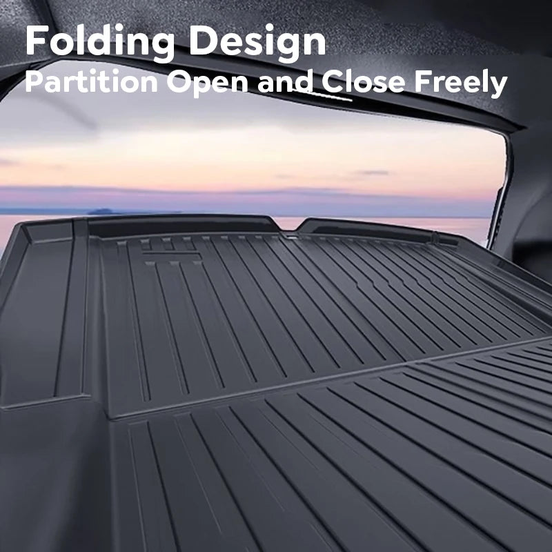 Tesla Model 3 Highland 2024-Present TPE Waterproof Trunk Mat Set