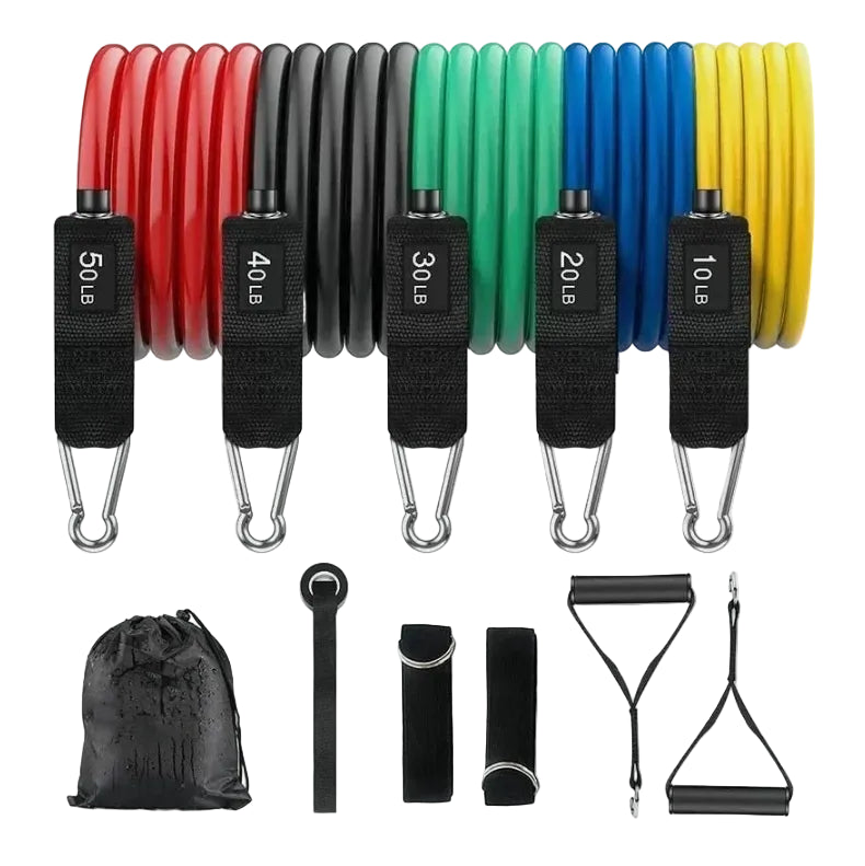 11-Piece Resistance Band Set for Full Body Strength Training