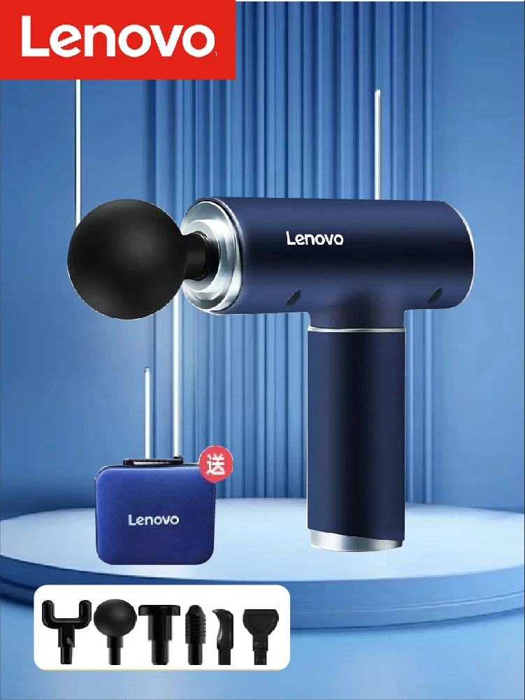 Original Lenovo Professional Grade Fascia Gun N2 N3 Series Muscle Relaxation Massager LED Touch Screen 6-8Massage Head Gifts