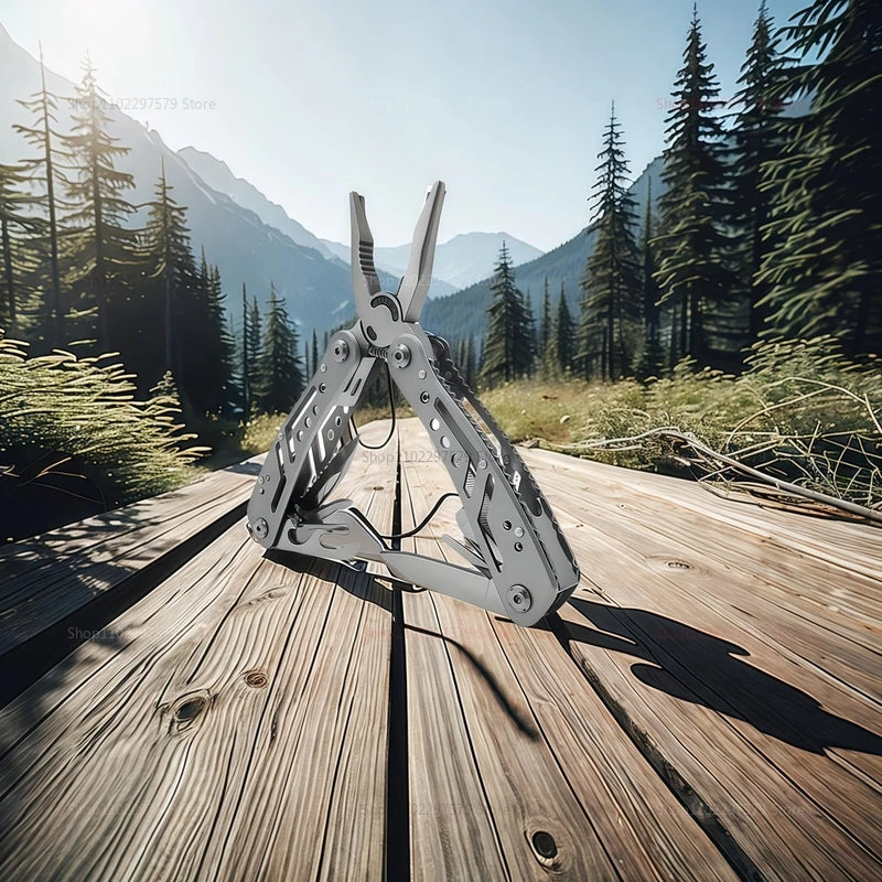Premium 24-in-1 Stainless Steel Survival Multi-Tool Pliers Set