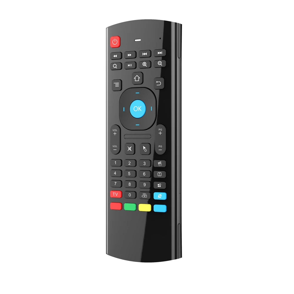 2.4GHz Wireless MX3 Air Mouse Mini Keyboard Voice Backlit Remote Control IR Learning Remote Control for PC Android TV Box