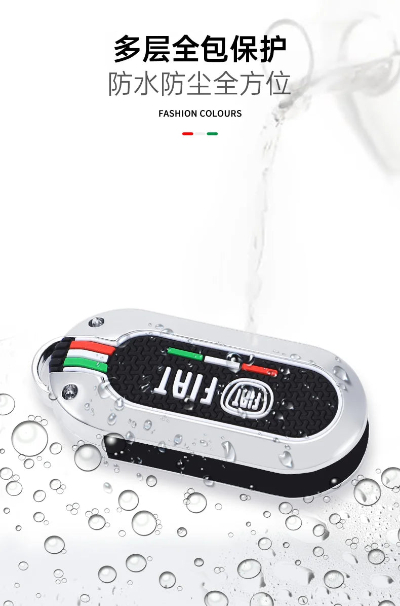 Car Remote Key Case Cover Protector for Fiat Ducato 500 500L Panda Grande Punto Lancia Musa Accessories Keychain Holder Shell