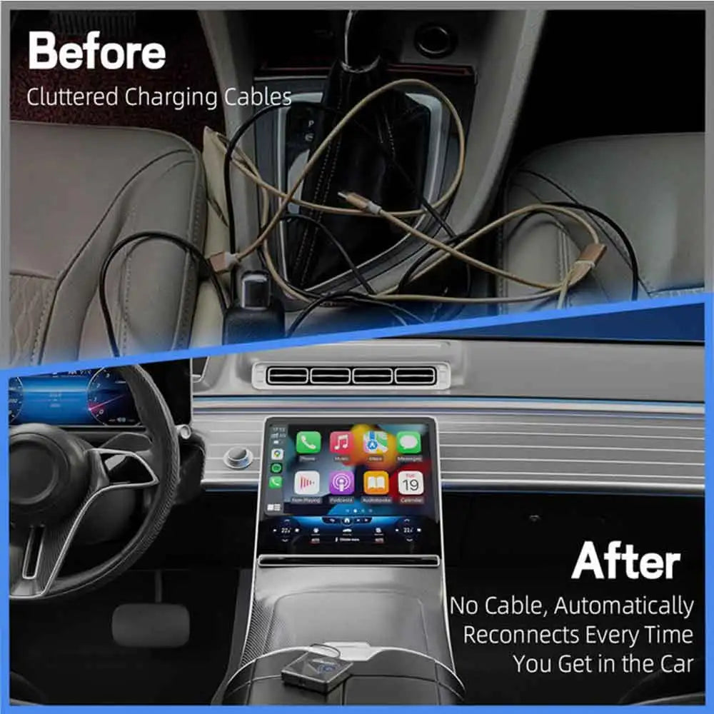 OTTOCAST Wireless CarPlay Adapter U2Air PRO Smart Box Car Accessories for Wired CarPlay Car Support for iPhone 16 15 14 13