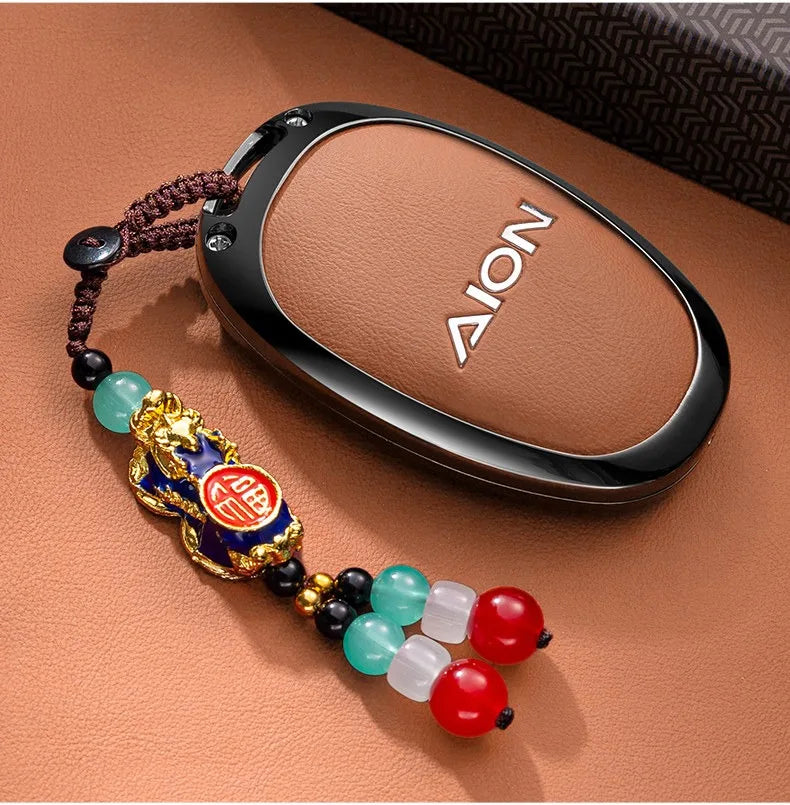 Zinc Alloy Car Key Case for Gac Aion V RT UT Y Plus 2024 2025 2026 Keychain Remote Cover Shell Housing Holder Fob Accessories