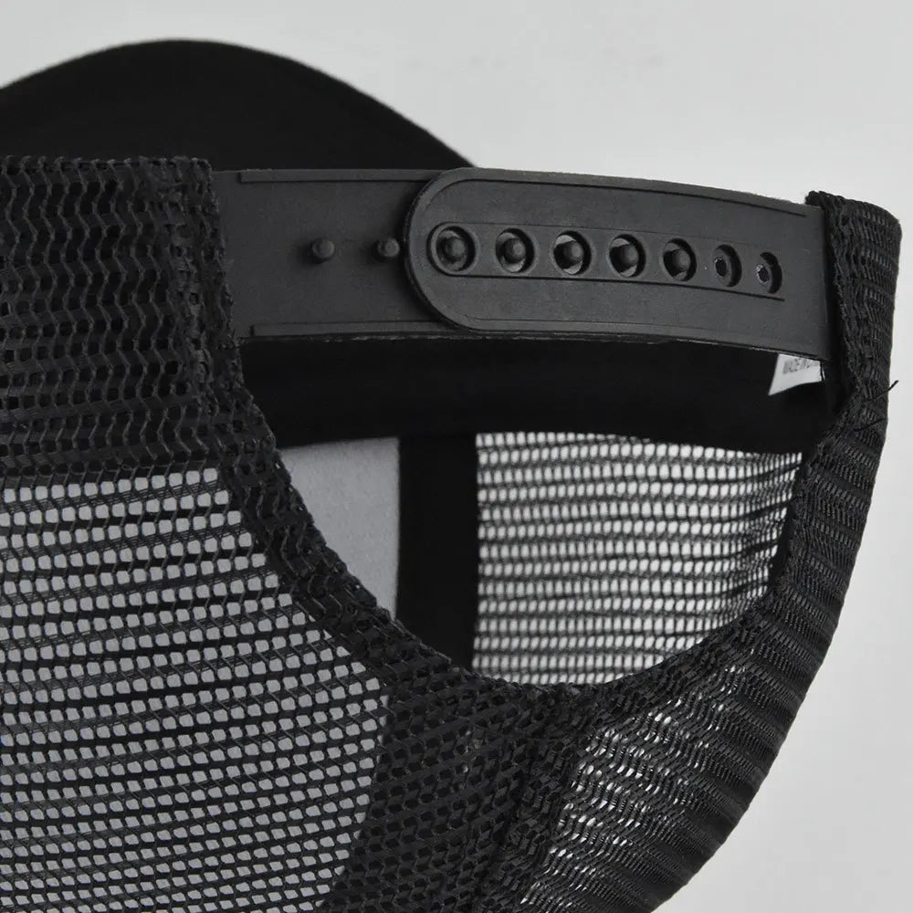 Boné de beisebol impresso com logótipo personalizado Topo Rígido Bonés de Rede de 5 Painéis para Homens Mulheres Boné Respirável Chapéu de Sol Gorra de Cor Pura Atacado