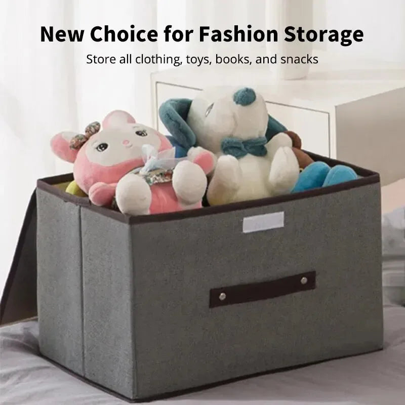 Shadow Gray Foldable Non-Woven Fabric Storage Organizer