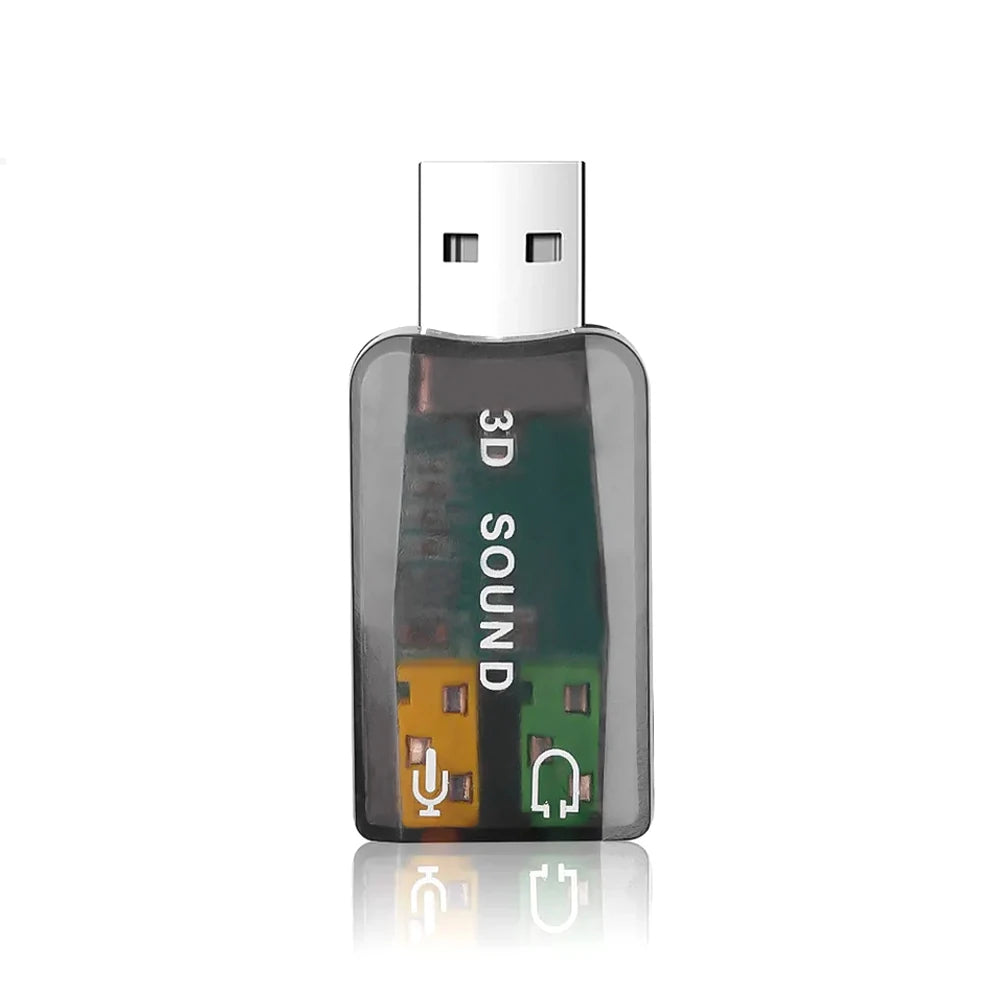 New External Usb To 3.5mm Mic Headphone Jack Stereo Headset 3d Sound Card Audio Adapter New Speaker Interface For Laptop