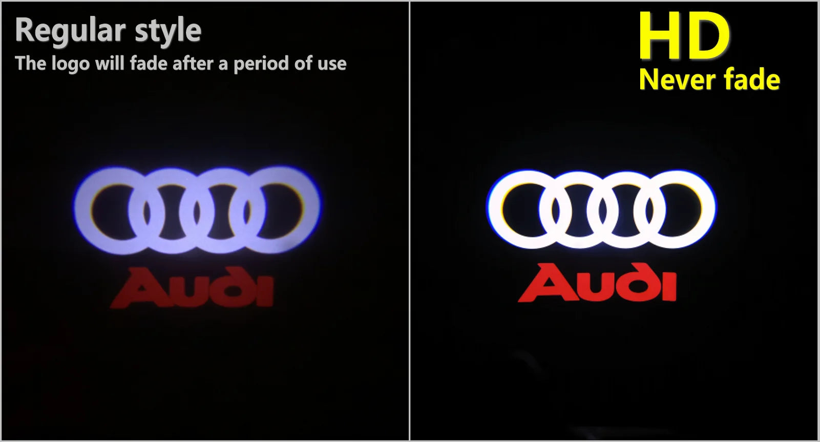 Luz de Boas-Vindas LED para Porta de Carro HD Projetor para Audi A3 A4 B8 8P 8V A6 C7 A5 Q5 B7 B6 B9 SLINE QUTTRO RS SQ5 Q3 Q7 S3 S4 S5 Q5