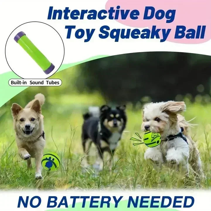 Interactive Wobble Wag Giggle Sound Emitting Glow Ball