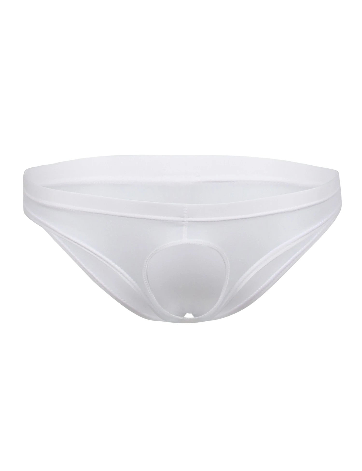 Men's Transparent Low Waist Jockstrap Thong