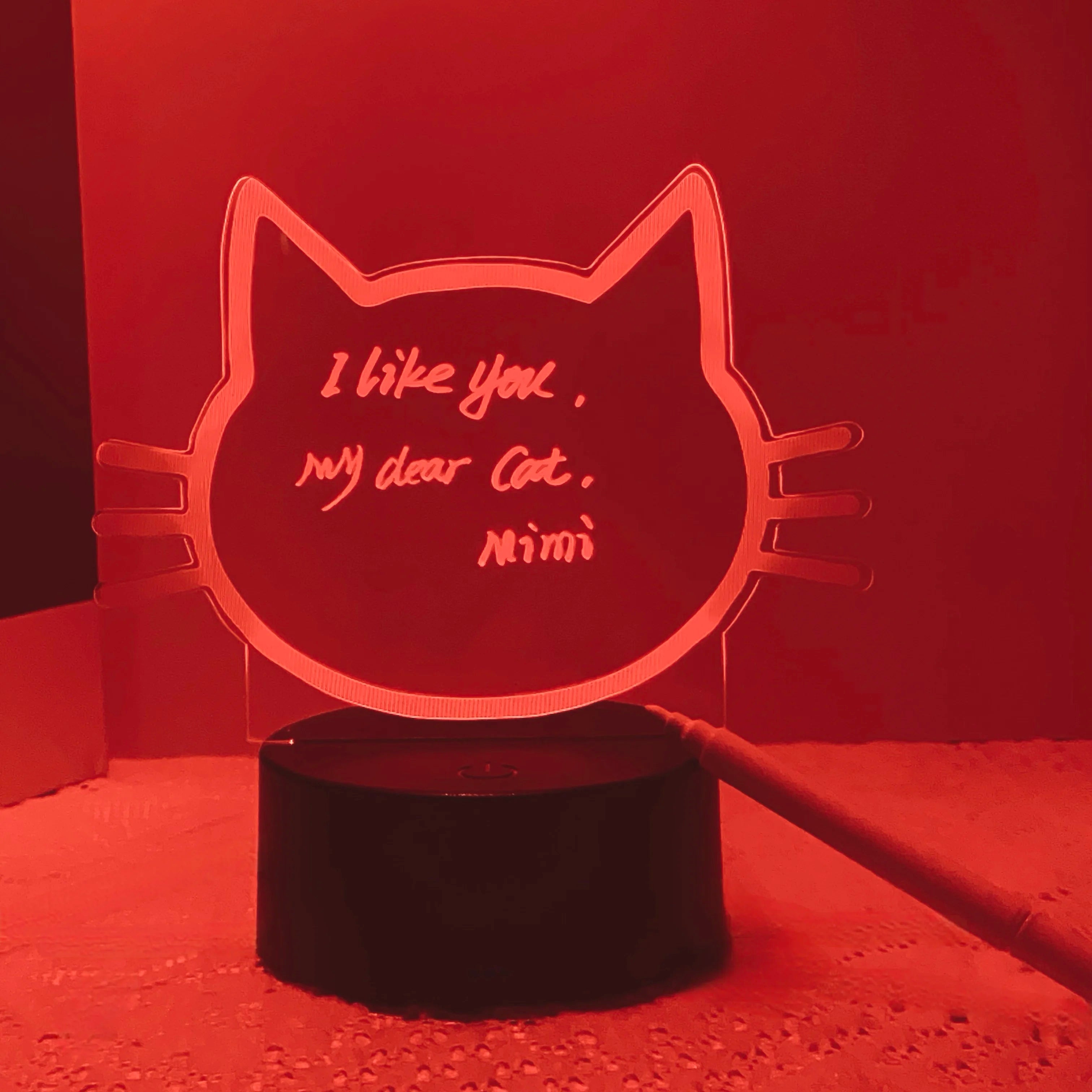 1pc DIY message board night light, USB table light, companion sleeping light, Thanksgiving, birthday gift table light for friend