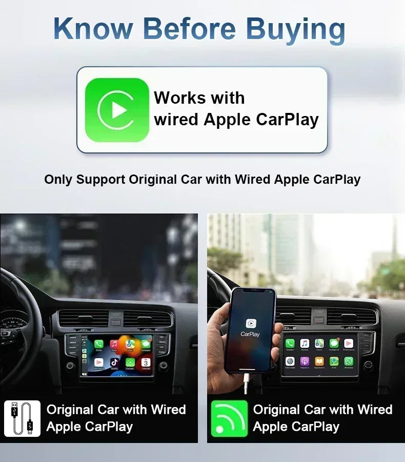 Android13 CarPlay Android Auto A133 Ai Box Wireless Box for Netflix YouTube Wireless Carplay Car Smart Systems for Wired Carplay