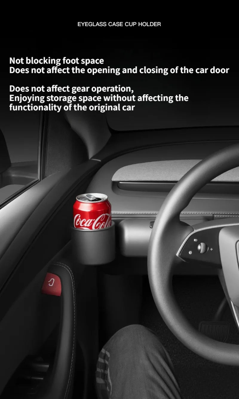 Tesla Model Y Juniper Dashboard Glasses & Cup Holder