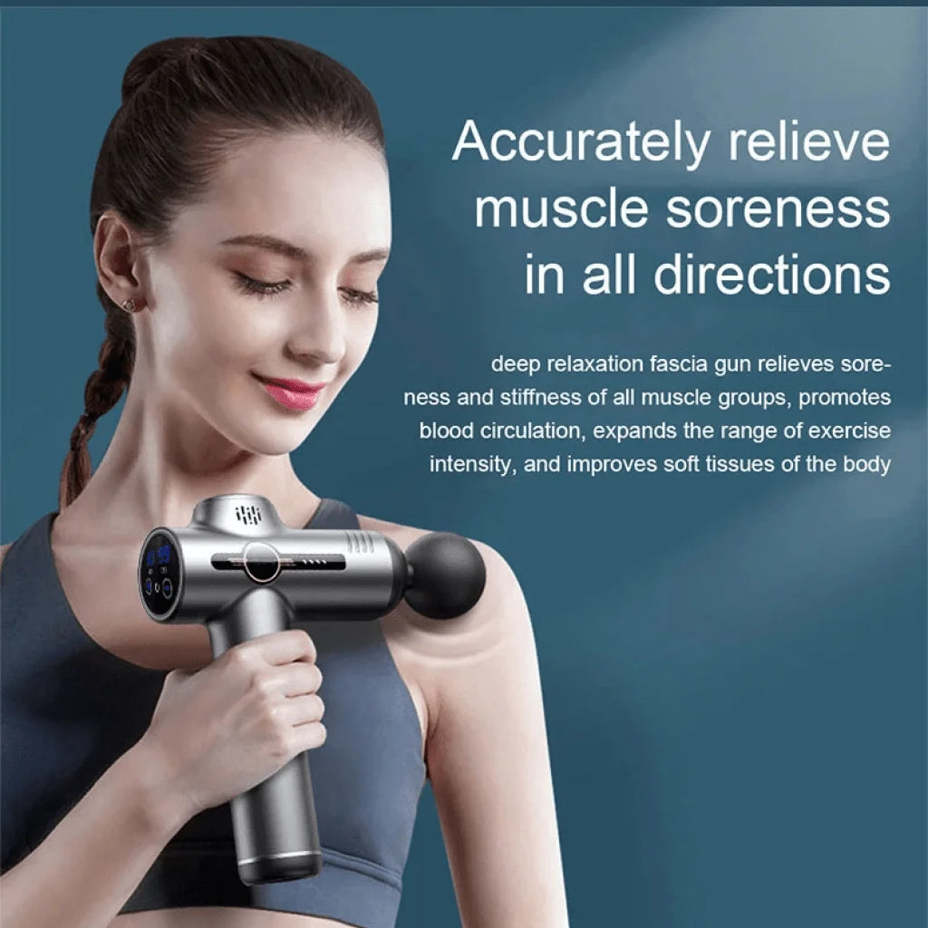 Portable Deep Tissue Fascia Massage Gun for Muscle Recovery