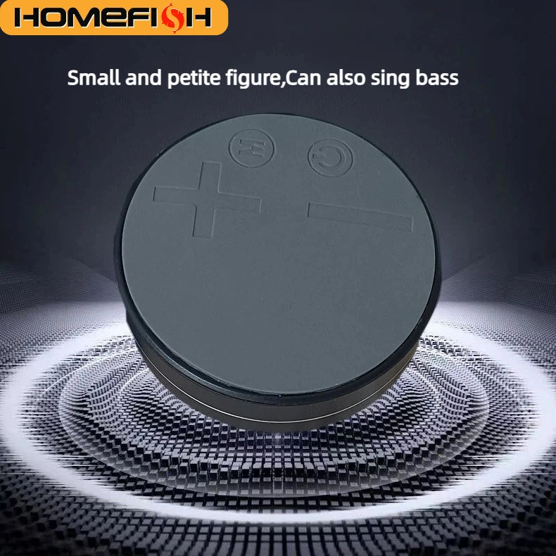 HOMEFISH B1 Portable Bone Conduction Bluetooth Speaker Mini Wireless Vibration Speaker HiFi Stereo TWS for Home Outdoor Travel