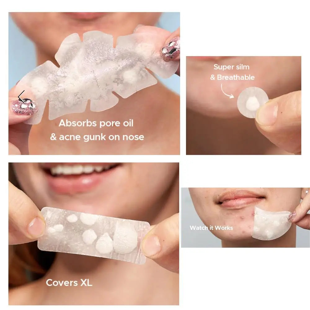 Hydrocolloid Patch Acne Invisible Pimple Removal Multi-shape Mixing  Full Face Pimple Patches Beauty Makeup Face Care
