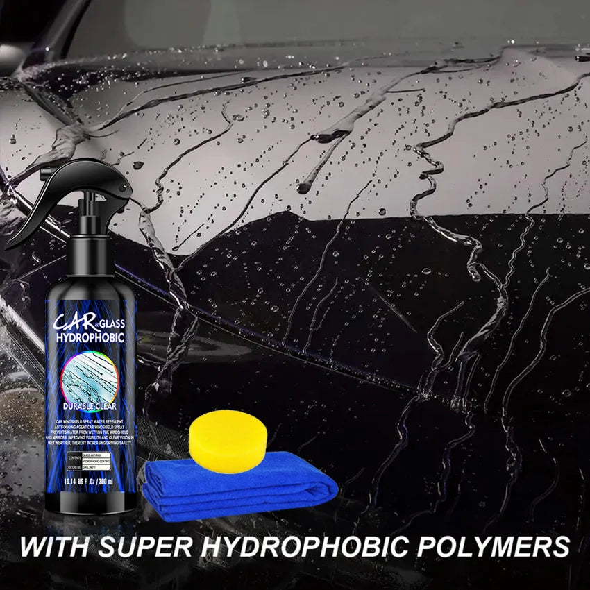 Cars Glass Anti-Rain Spray Auto Water repellent Coating Agent Waterproof Rainproof Anti-fog Glass Cleaner Auto Windshield Clear