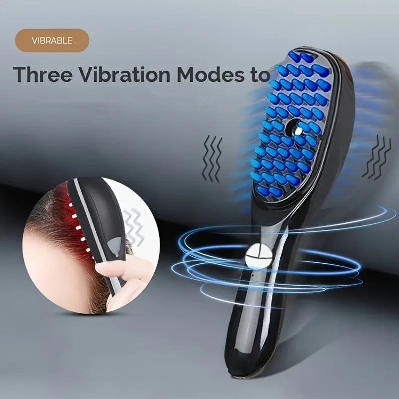 Spray humidification electric massage comb, suitable for female scalp massage and hair style color comb and massage