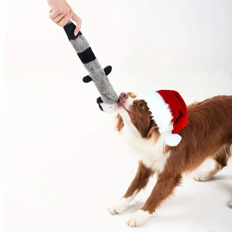 Bite-Resistant Vocal Plush Fur Shell Dog Toy for Dental Care