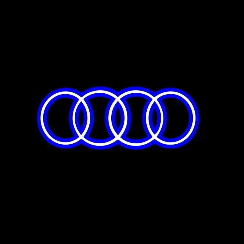 Luz de Boas-Vindas LED para Porta de Carro HD Projetor para Audi A3 A4 B8 8P 8V A6 C7 A5 Q5 B7 B6 B9 SLINE QUTTRO RS SQ5 Q3 Q7 S3 S4 S5 Q5