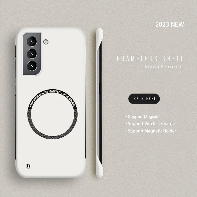 Samsung Galaxy S20-S24 Ultra Slim Frameless Magnetic Case