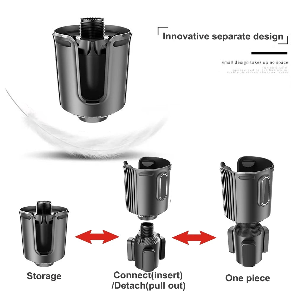 Car Cup Holder Expander Water Bottle Car Holder for Beverage Bottles Cup Station Car Cup Holder Extender Adjustable All Purpose