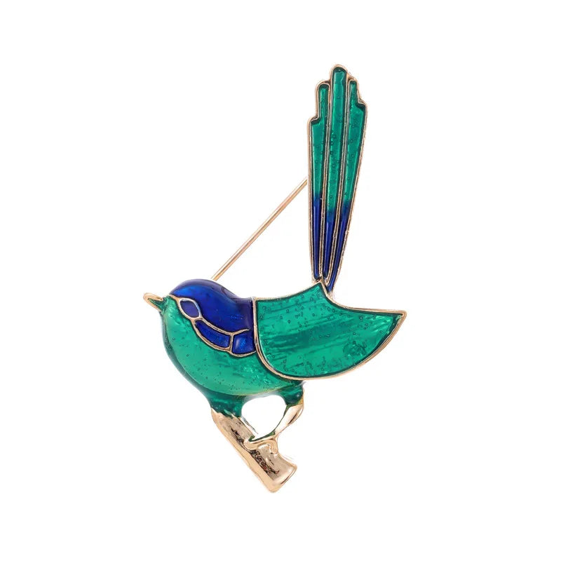 Crystal Bird Animal Brooch Rhinestone Fashion Pin