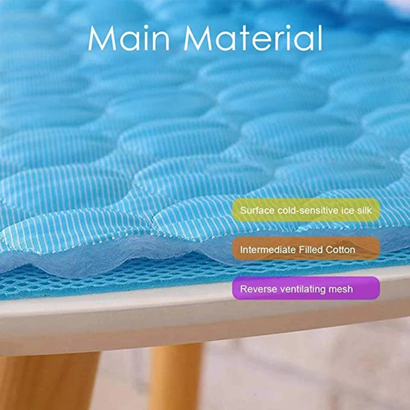 Premium Breathable Cooling Pet Mat for Summer Comfort