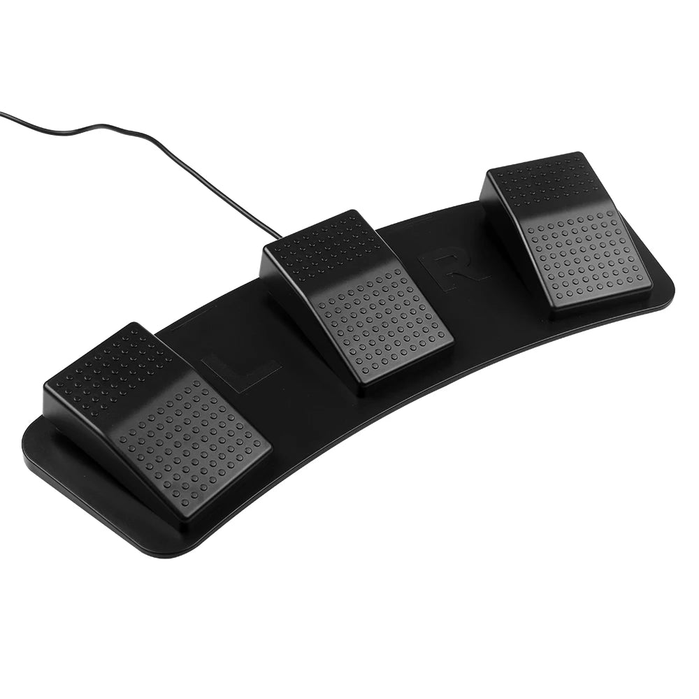 FS23-PM USB Triple Foot Switch Multifunctional Customized Foot Pedal Mechanical Switch for Image Acquisition Music Game Control