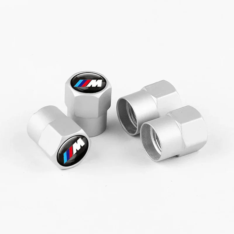 4Pcs Car Styling Wheel Tire Valve Caps Cover Accessories For BMW M Sports E36 E39 E46 E60 E90 E90 F10 F30 G20 G21 G30 G11 F15 X5