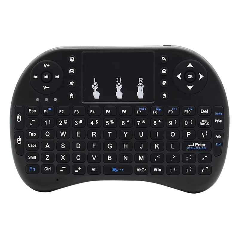 Bluetooth Wireless i8 Mini Keyboard Backlit 2.4G USB English with Touchpad Air Mouse Remote Control Touchpad For Android TV Box