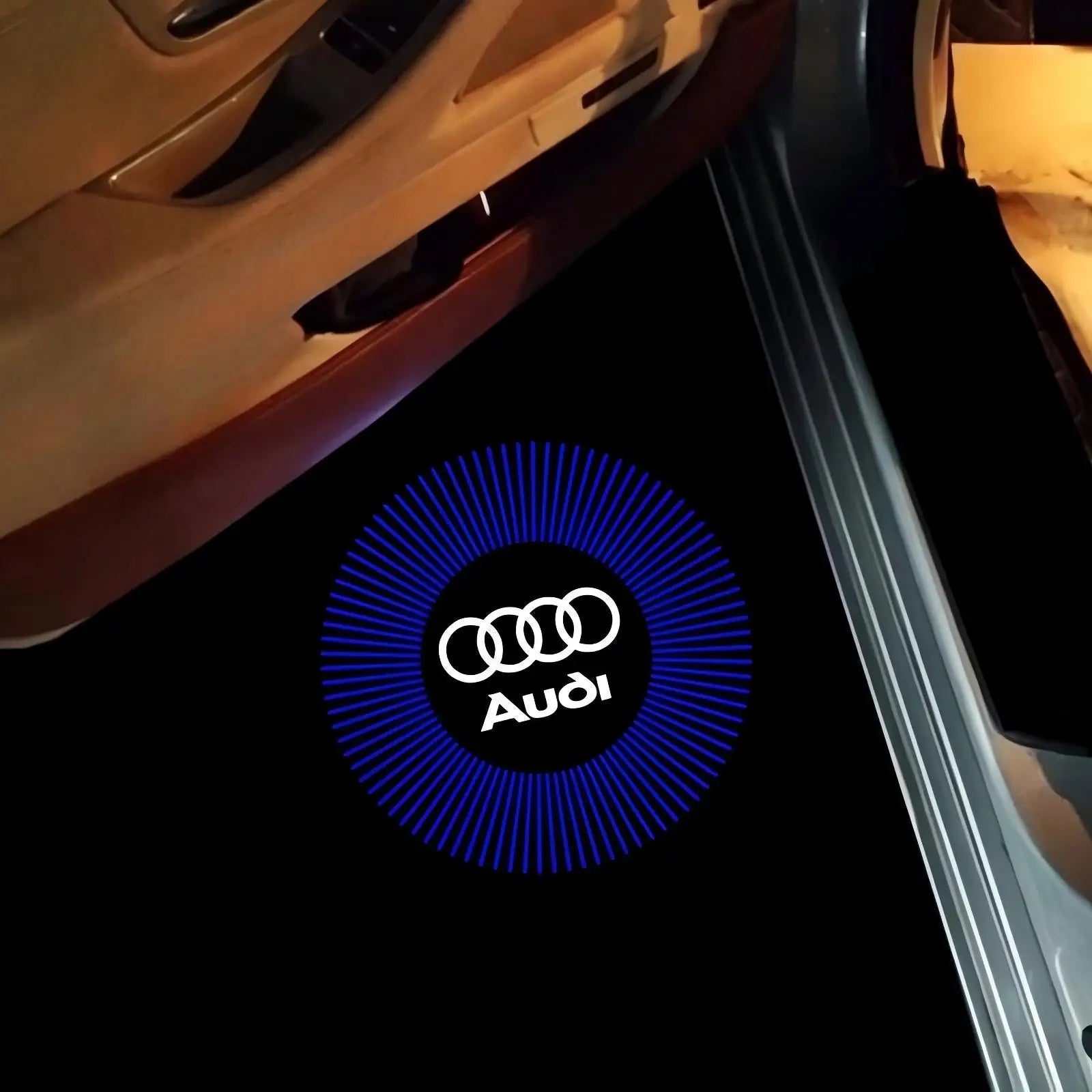 Luz de Boas-Vindas LED para Porta de Carro HD Projetor para Audi A3 A4 B8 8P 8V A6 C7 A5 Q5 B7 B6 B9 SLINE QUTTRO RS SQ5 Q3 Q7 S3 S4 S5 Q5
