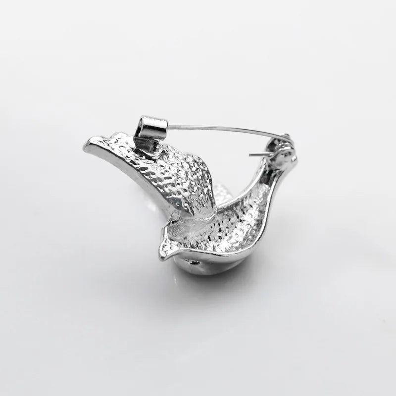 Crystal Bird Animal Brooch Rhinestone Fashion Pin