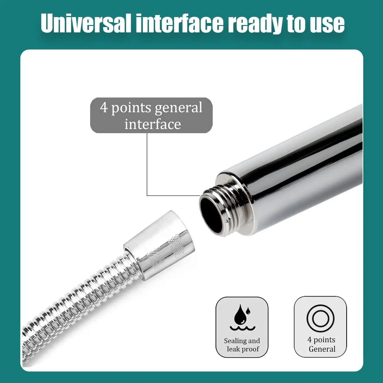 High Pressure 5 Modes LED Shower Head Colors Changes Saving Water Massage Spa Handheld Showerhead Bathroom Accessories
