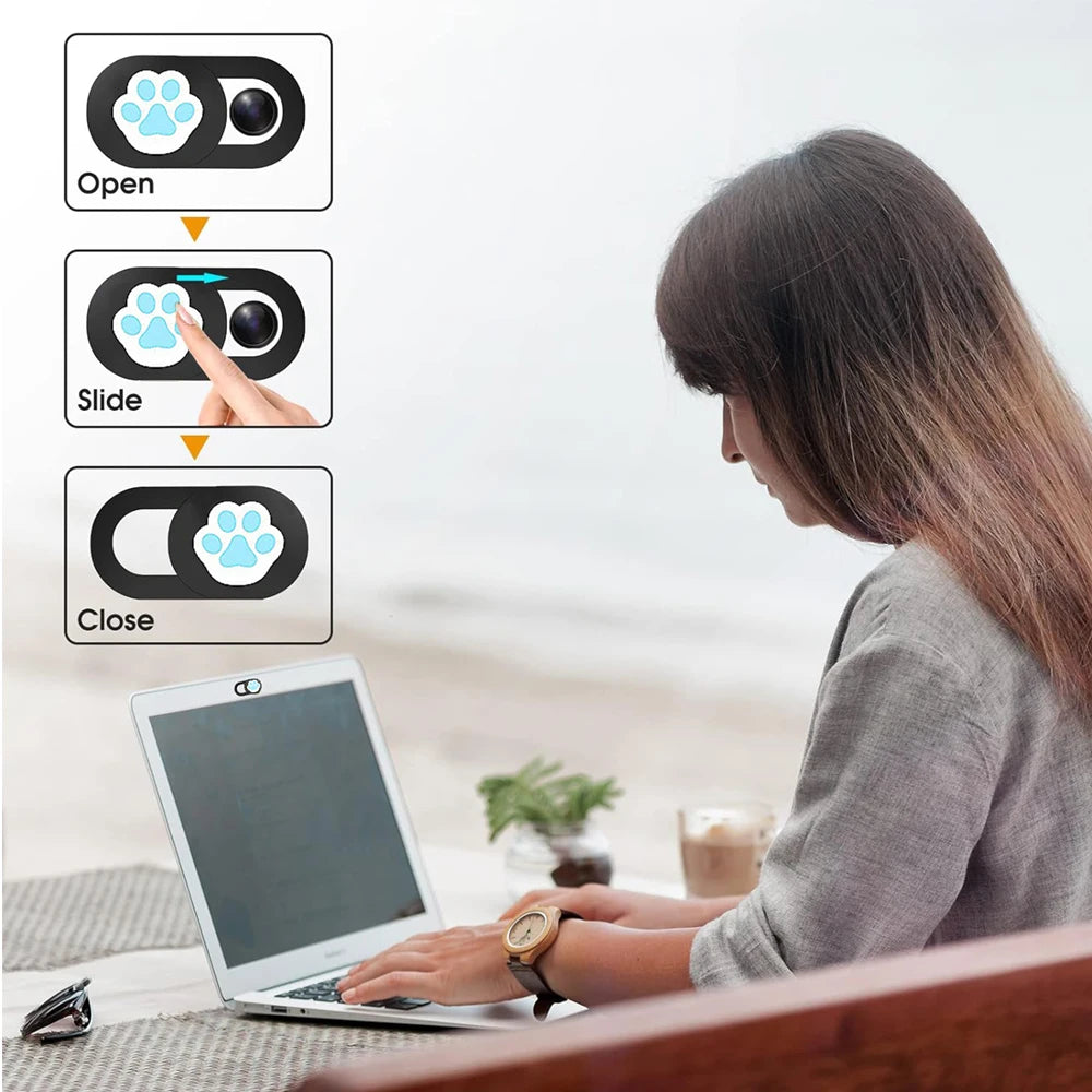 3/6Pcs Webcam Cover Slide, Ultra Thin Phone Camera Cover, Camera Cover Blocker for Macbook, iMac, Laptop, Desktop, Pc, iPad