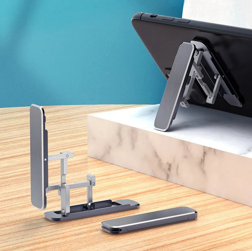 Universal Mini Phone Stand Adjustable Back Sticker Self-Adhesive Folding Invisible Desktop Stand for Xiaomi IPhone Huawei